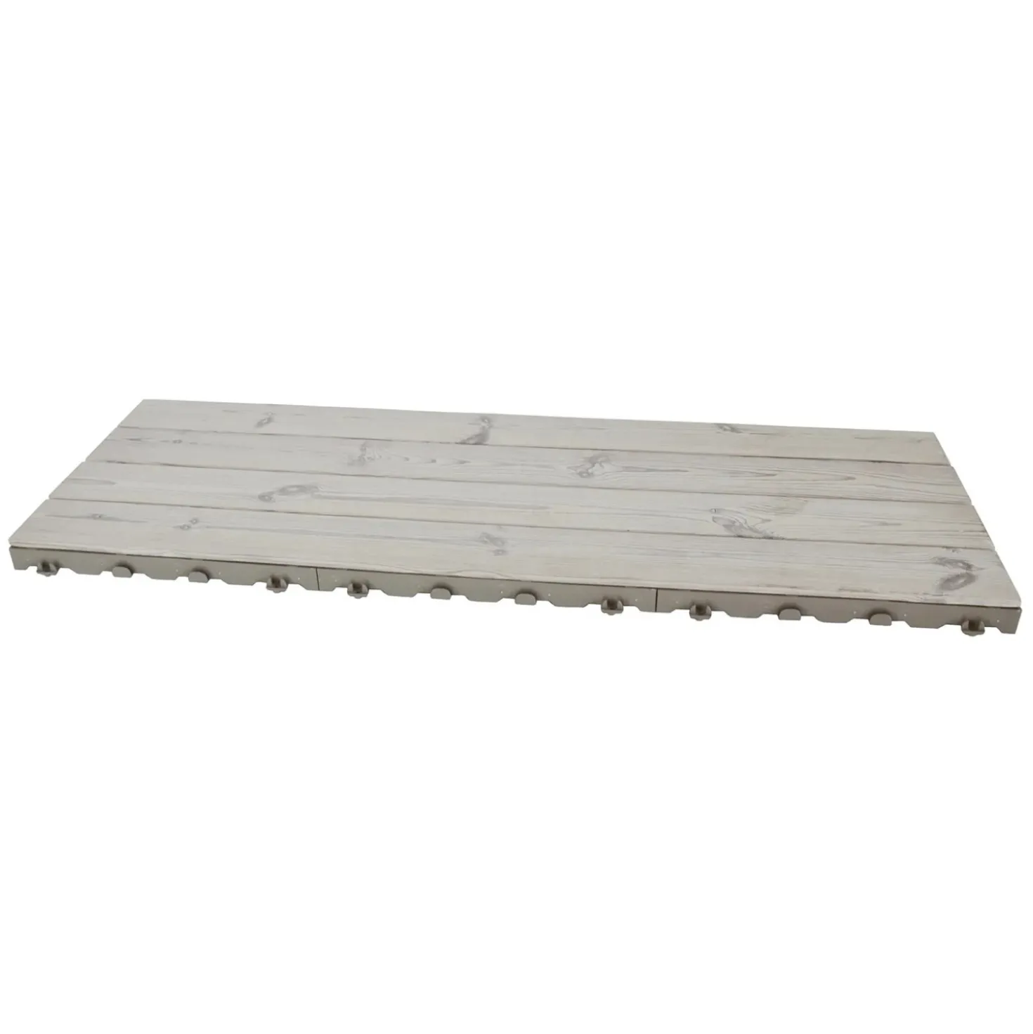 Listone Woodstile in legno termotrattato 40x120 cm bianco artico