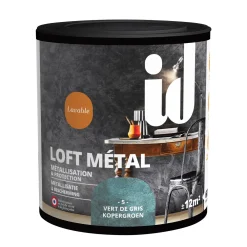 Loft Metal metallizzazione verde grigio