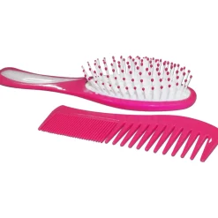 LOUISE set spazzola e pettine colori assortiti