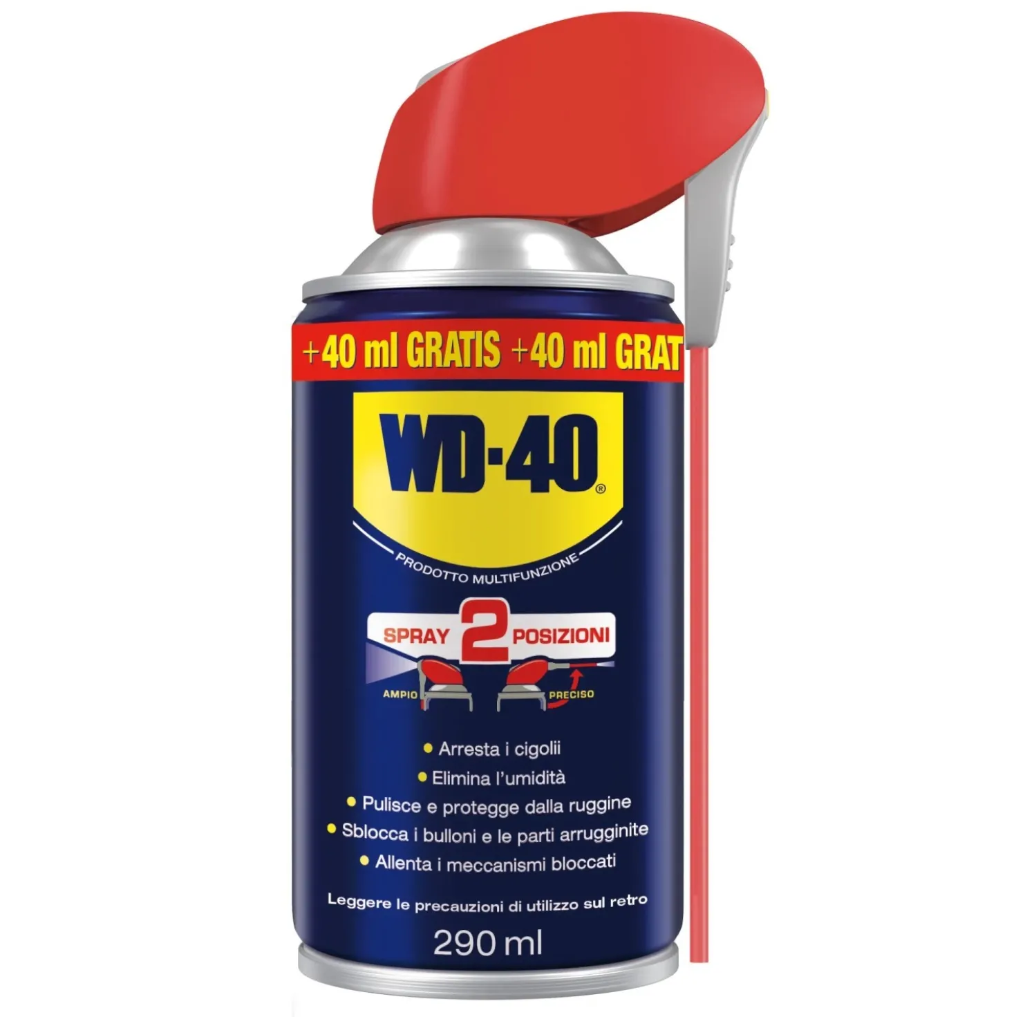 Lubrificante spray Wd 40 multiuso con beccuccio professionale 290 ml