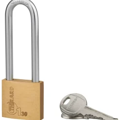 Lucchetto ottone 30 mm arco 53 mm 2 chiavi