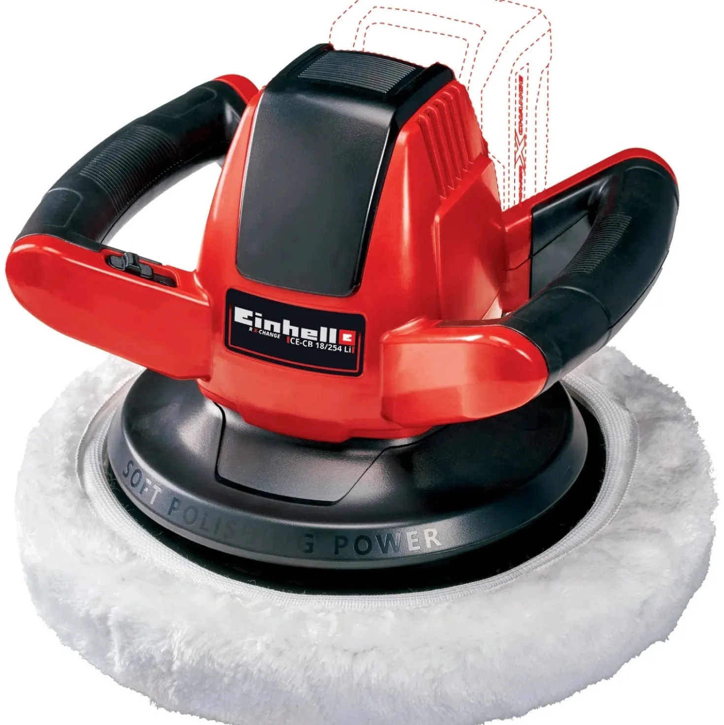 Lucidatrice per auto a batteria Einhell CE-CB 18/254 li