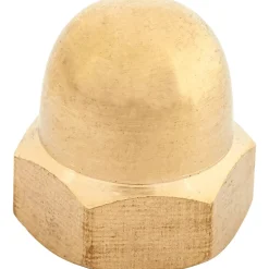 LUX-TOOLS Dado cieco LUX-TOOLS a calotta M10 ottone 4 pz