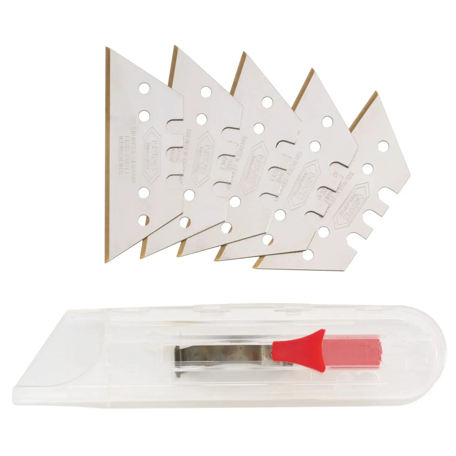 LUX-TOOLS lama per taglierino trapezoidale 0,4 mm Comfort