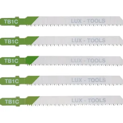 LUX-TOOLS lame bimetallo per seghetto alternativo legno codolo a T 5 pz