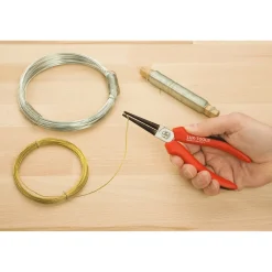 LUX-TOOLS pinza a becchi tondi Comfort 160 mm