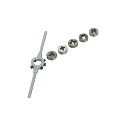 LUX-TOOLS set di filiere in acciaio Comfort M4 - M10