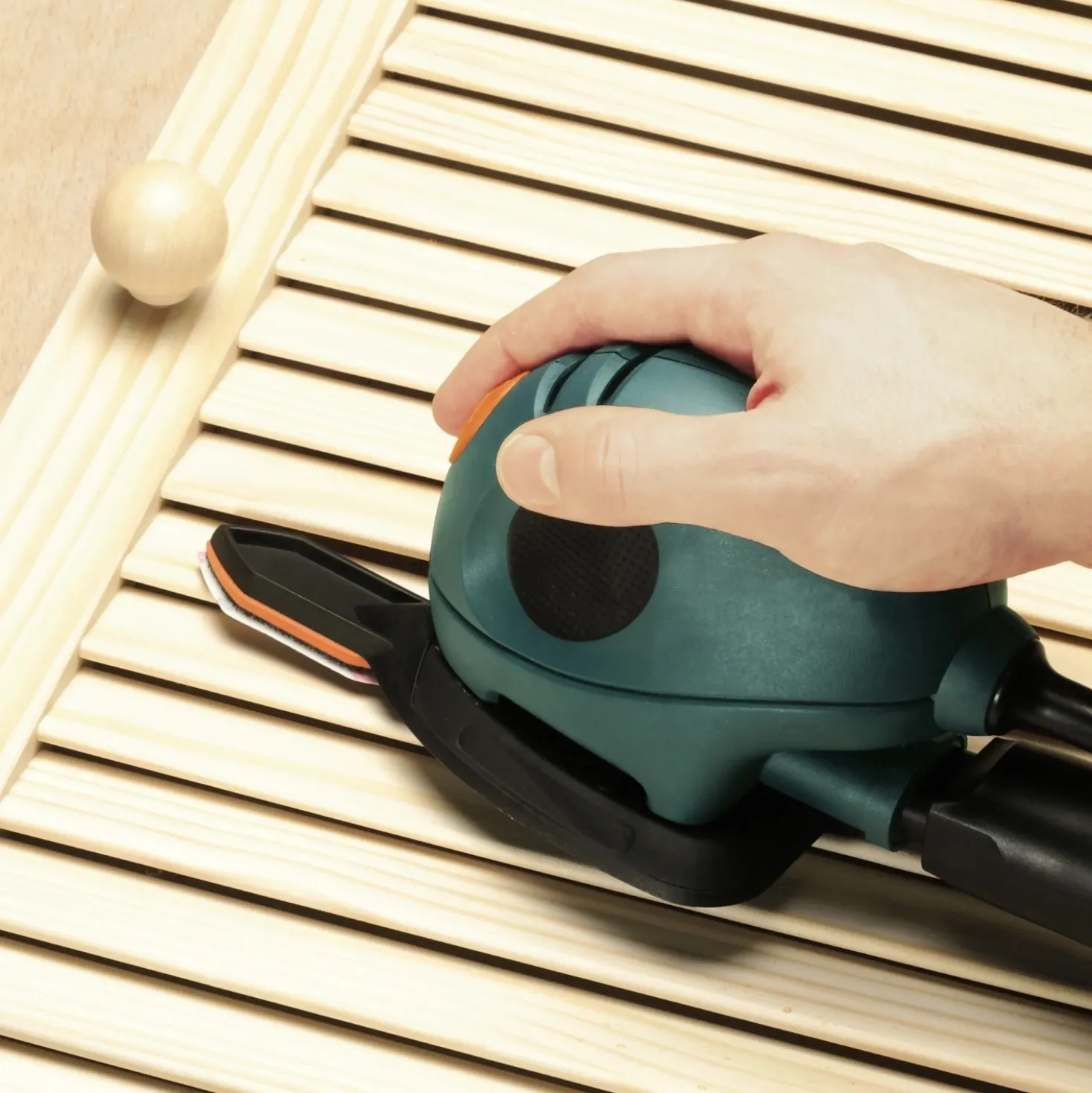 LUX-TOOLS Set di fogli abrasivi LUX-TOOLS a profilo per levigatrice mouse Black+
