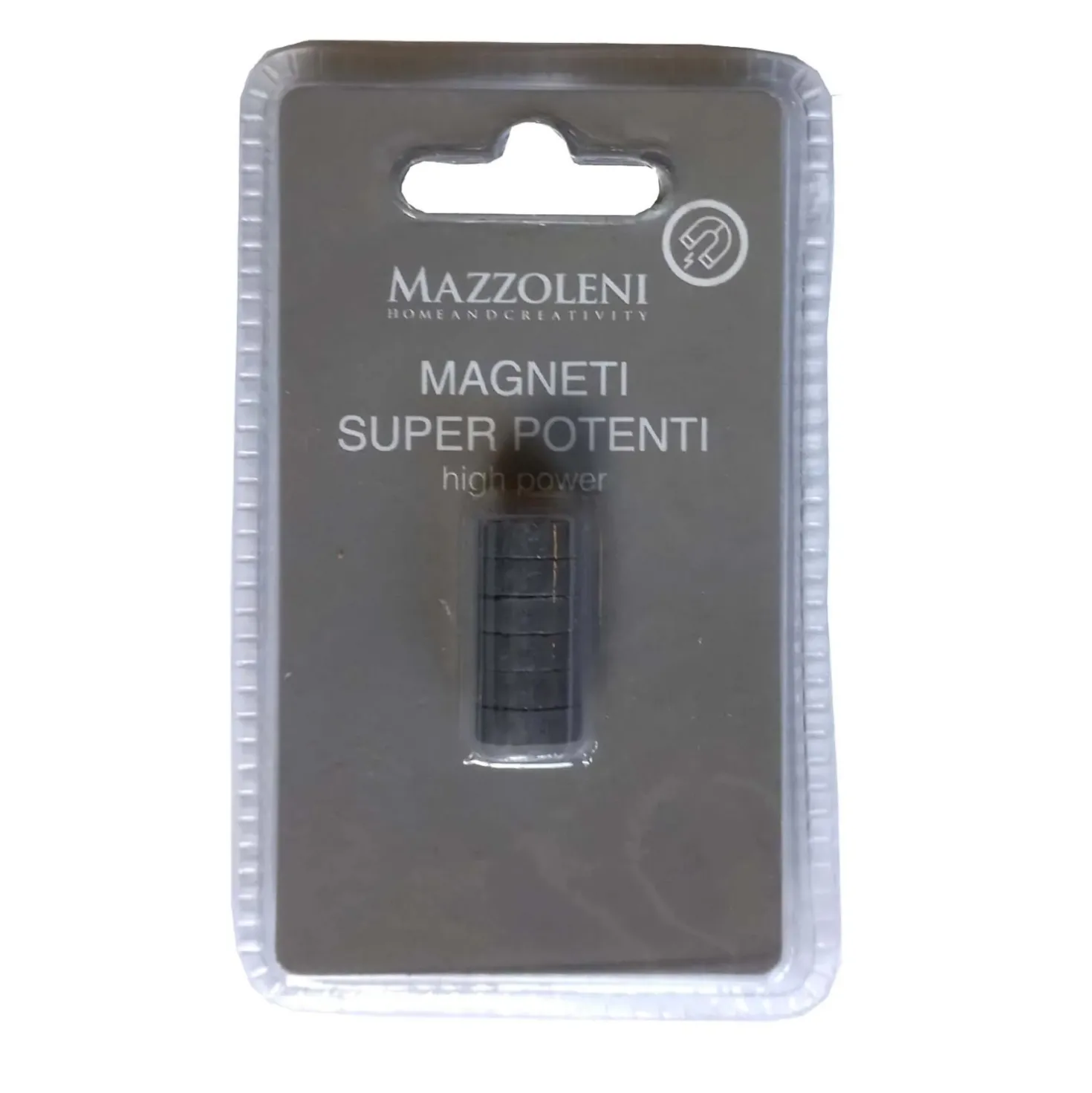 Magneti in ferrite Ø 12x4 mm 6 pz