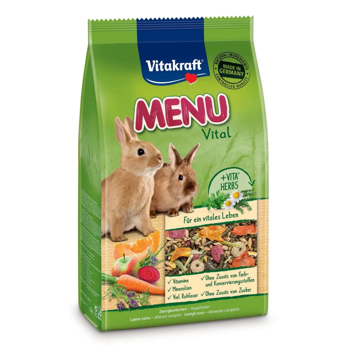 Mangime per conigli Vitakraft Menu 1 kg
