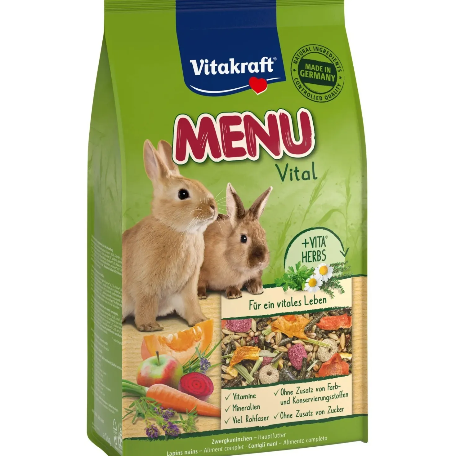 Mangime per conigli Vitakraft Menu 1 kg