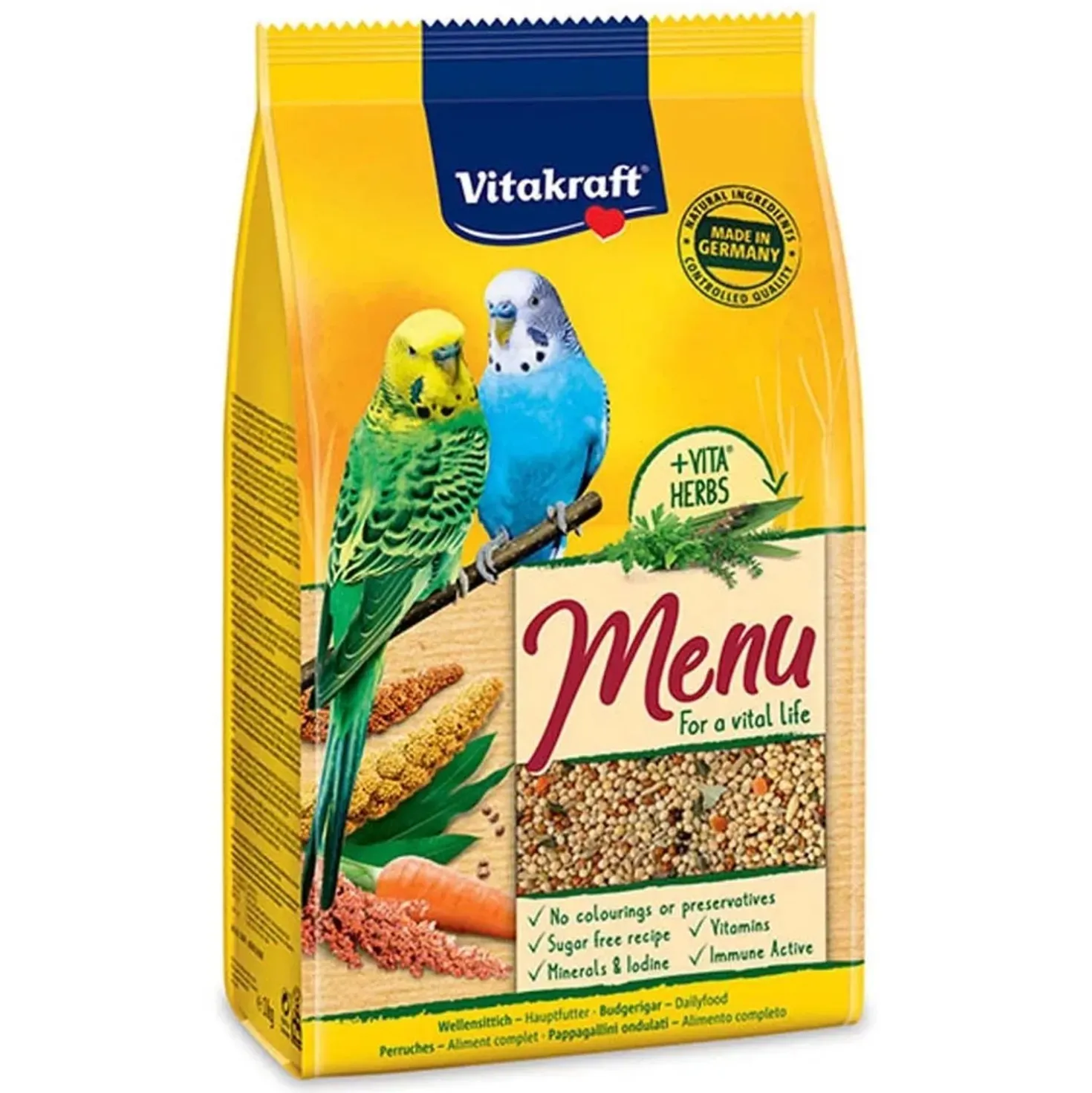 Mangime per pappagallini Vitakraft Menu 1 kg