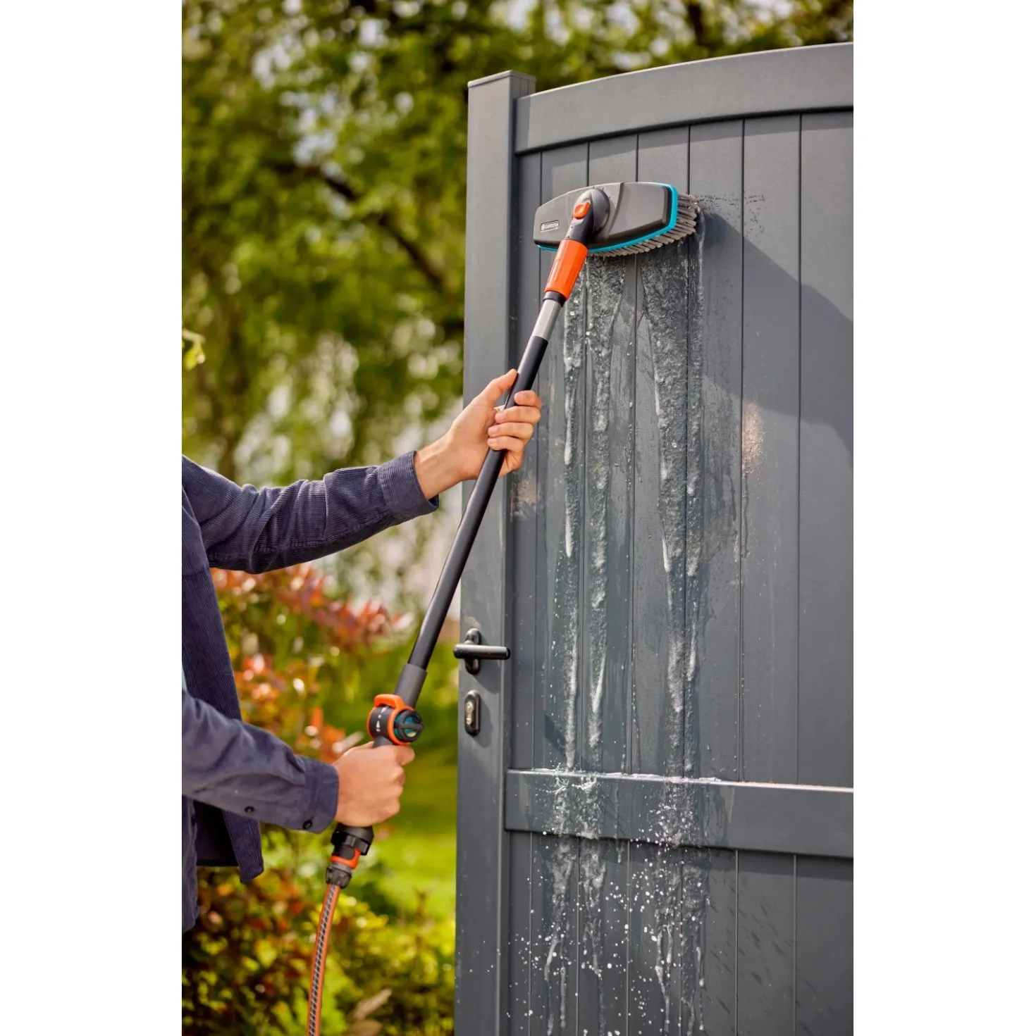 Manico S 90 cm Gardena Cleansystem antracite
