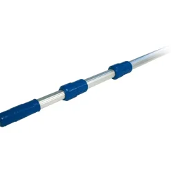 Manico telescopico argentato 3,60 m (3 x 1,20 m)