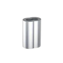 Manicotti serracavo doppi in alluminio Ø 5 mm 4 pz
