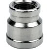 Manicotto ridotto in ottone cromato 1/2`` F x 3/4`` F