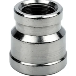 Manicotto ridotto in ottone cromato 1/2`` F x 3/4`` F