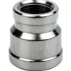 Manicotto ridotto in ottone cromato 3/8`` F x 1/2`` F