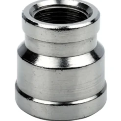 Manicotto ridotto in ottone cromato 3/8`` F x 1/2`` F