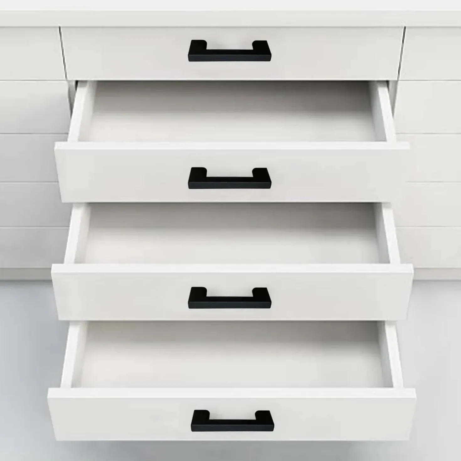 Maniglia in plastica riciclata 64x86x19 mm nero