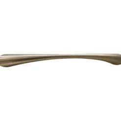 Maniglia in zama interasse 128 mm nickel satinato