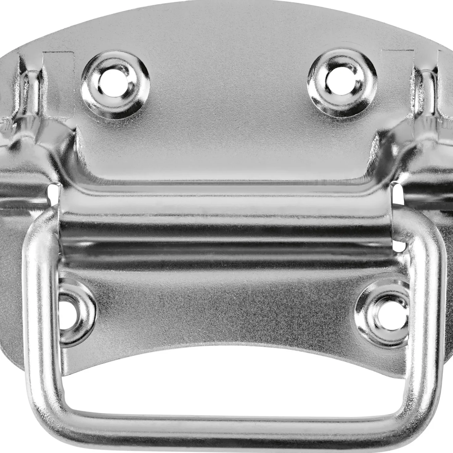 Maniglia per cassa acciaio zincato 90x70 mm blu