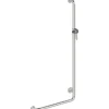 Maniglione bagno angolare destro Idrostile kit montaggio 670x1270 mm acciaio