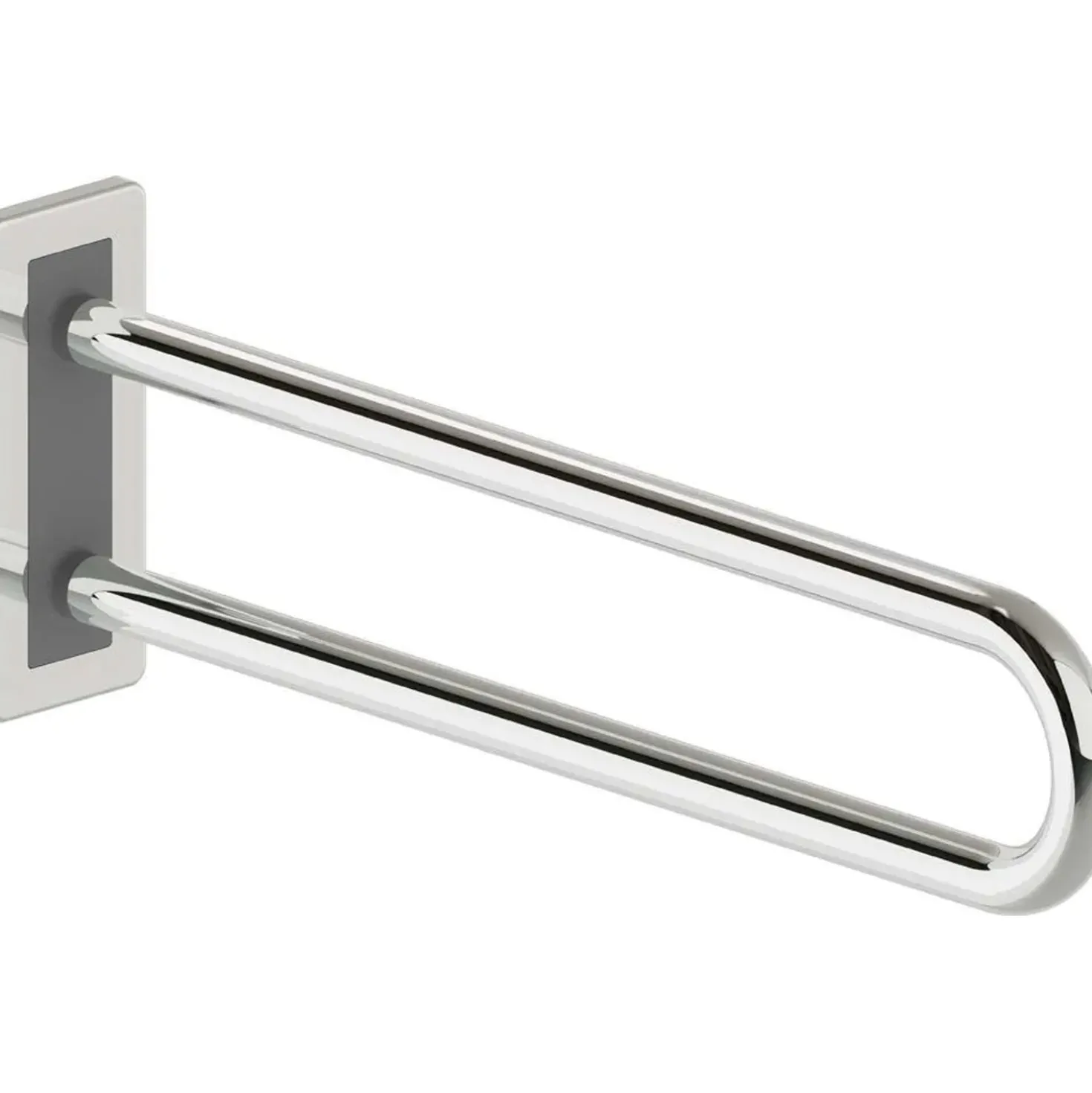 Maniglione bagno fisso Idrostile kit montaggio 70 cm acciaio lucido