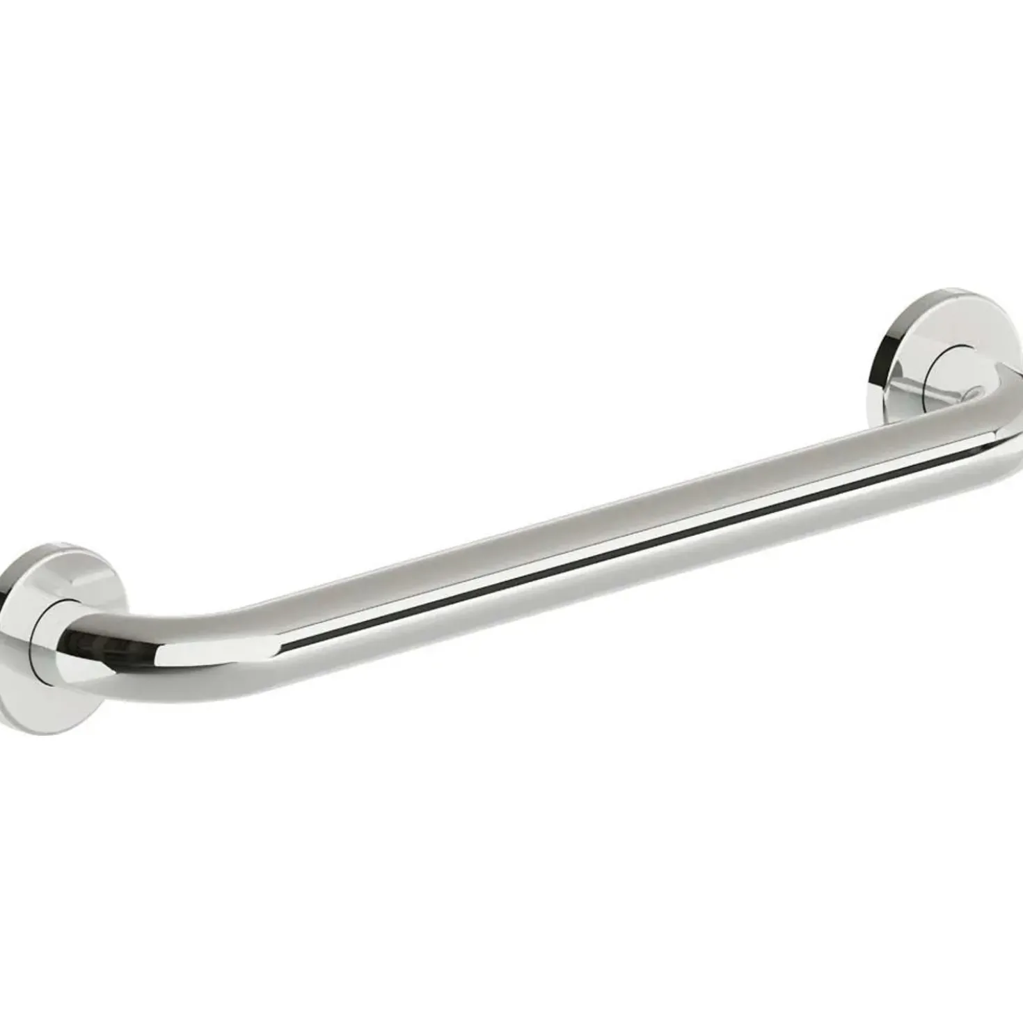 Maniglione bagno Idrostile kit montaggio 45 cm acciaio lucido