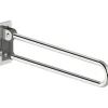 Maniglione bagno pieghevole Idrostile kit montaggio 85 cm acciaio lucido