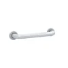 Maniglione lineare in acciaio laccato 30 cm bianco