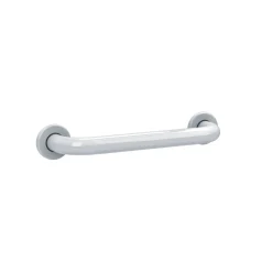 Maniglione lineare in acciaio laccato 30 cm bianco
