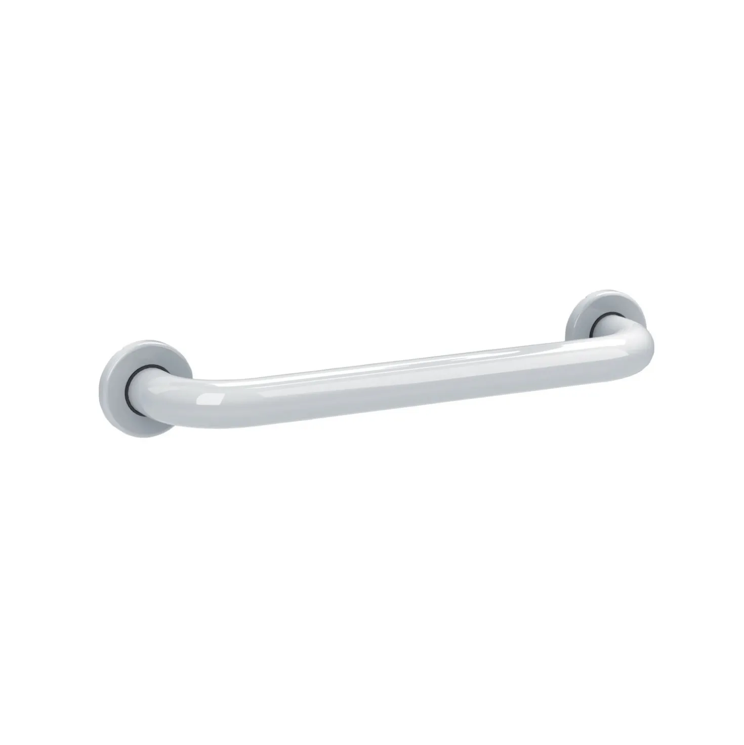 Maniglione lineare in acciaio laccato 60 cm bianco