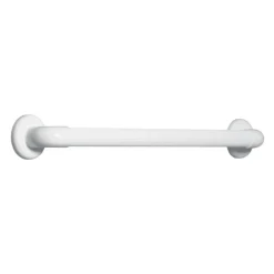 Maniglione lineare rigato in PVC medicale 45 cm bianco