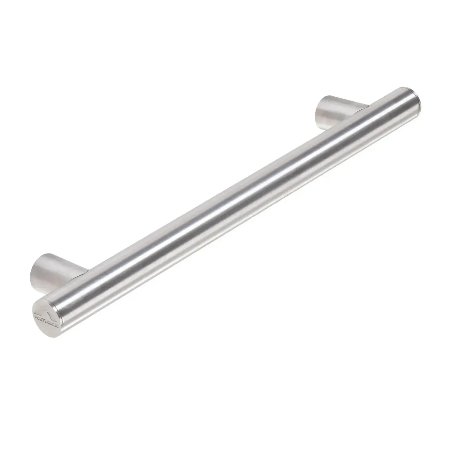 Maniglione lineare senza curve Ada in acciaio satinato 610 mm