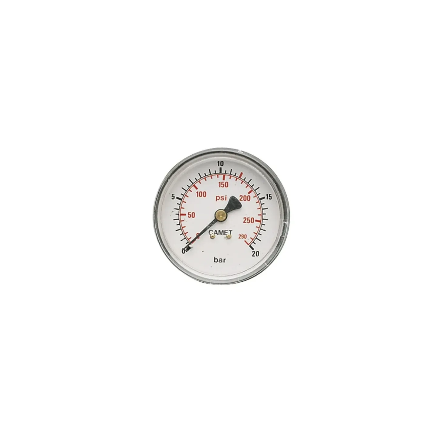 Manometro compressore aria per riduzione di pressione 10 bar