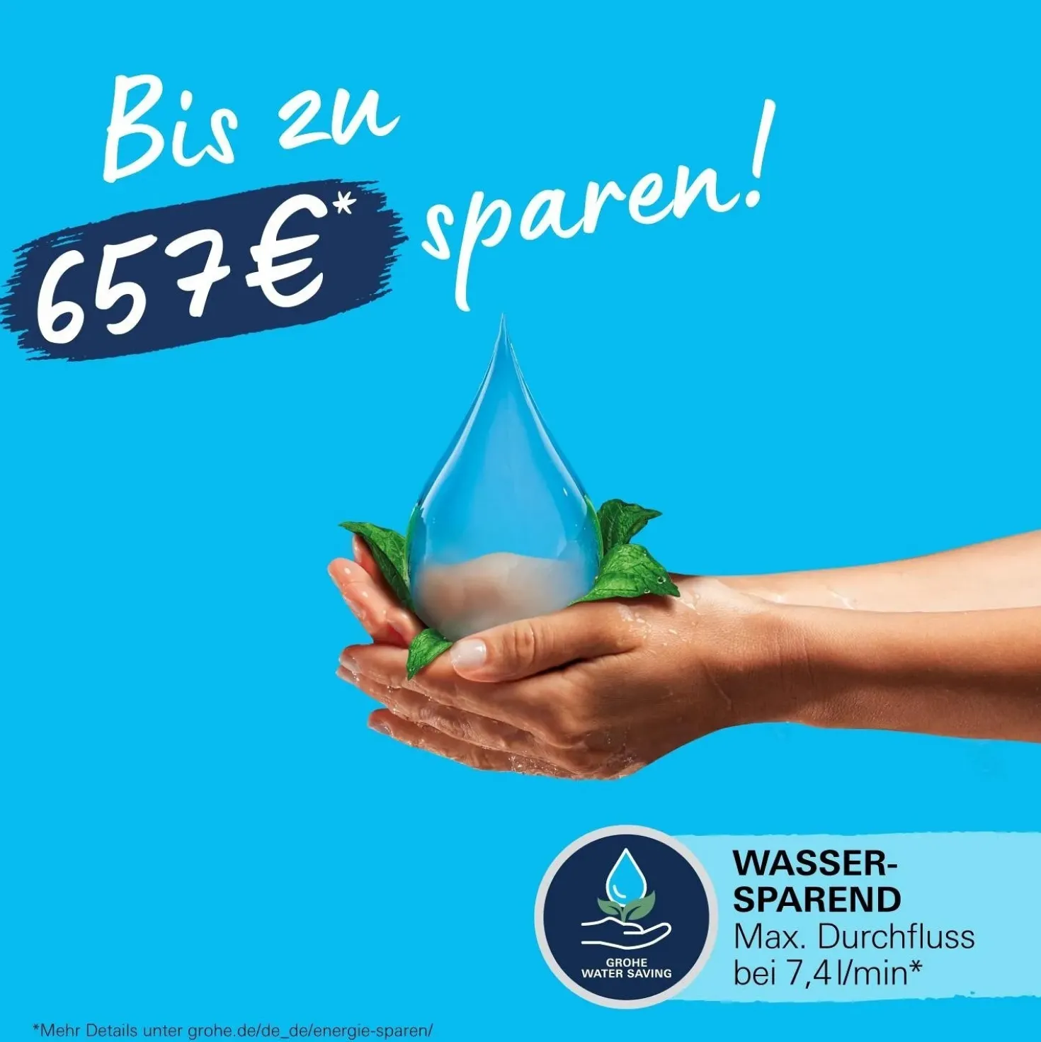 Manopola doccia a 3 getti Grohe Vitalio Comfort 110