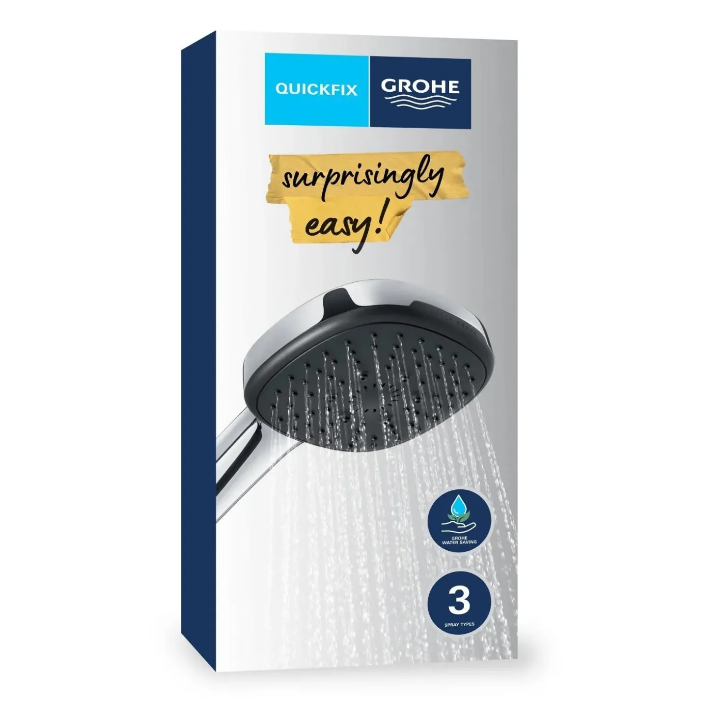 Manopola doccia a 3 getti Grohe Vitalio Comfort 110