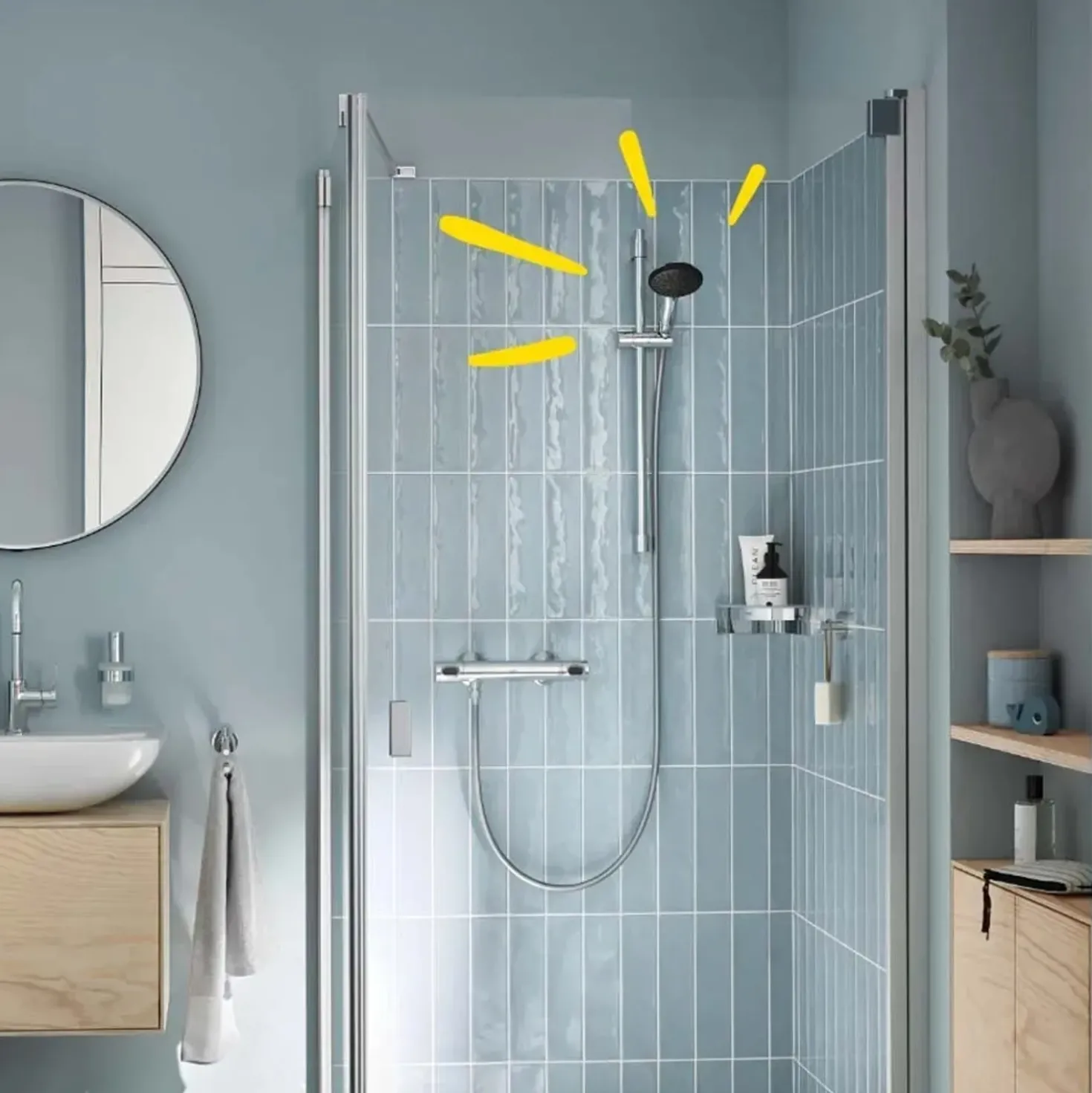 Manopola doccia a 3 getti Grohe Vitalio Start 110