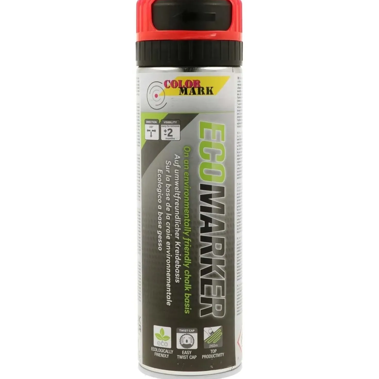 Marcatore spray Ecomarker 500 ml rosso