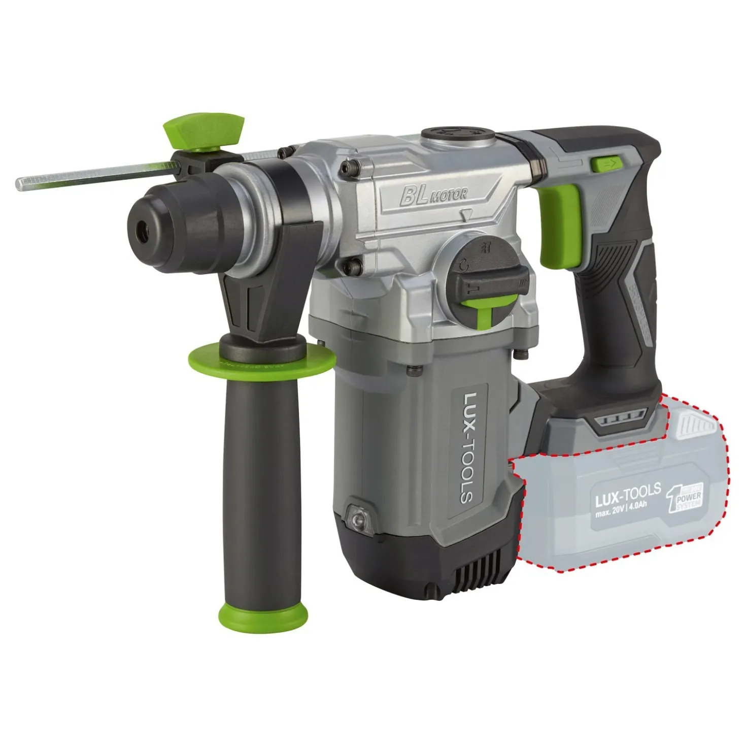 Martello scalpellatore LUX-TOOLS 18 V A-BH-20 B - Solo corpo macchina