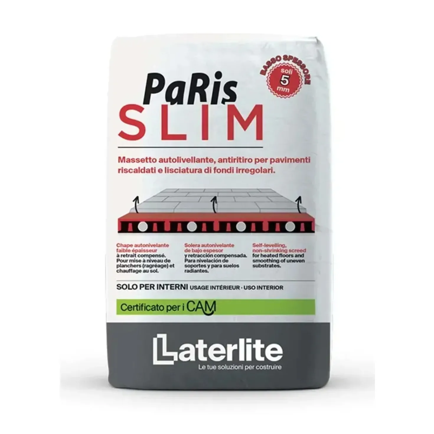 Massetto autolivellante PARIS SLIM 25 kg