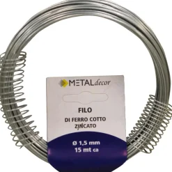 Matassina filo di ferro cotto zincato Ø 1,5 mm - 15 mt