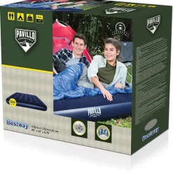 Materasso gonfiabile Pavillo Blue Horizon Bestway floccato matrim. 203x152x22cm