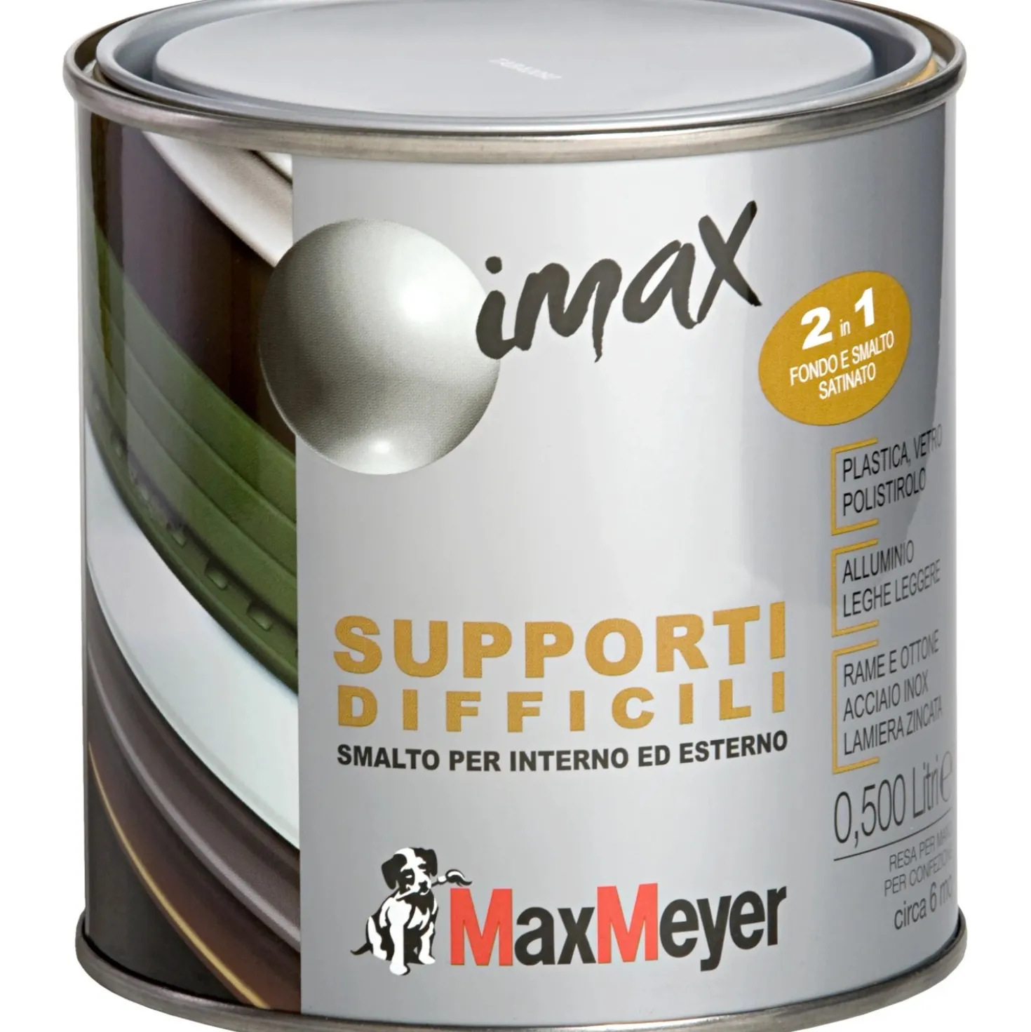 MaxMeyer smalto specifico per supporti difficili crema 0,5 l