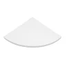 Mensola angolare in legno 350x350 mm bianco