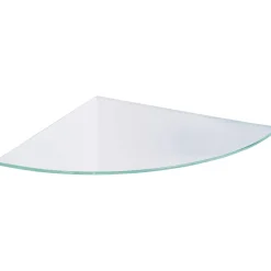 Mensola angolare in vetro Villar 250x250x6 mm