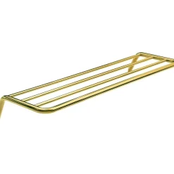 Mensola bagno a coste Idrostile 616x89 mm oro