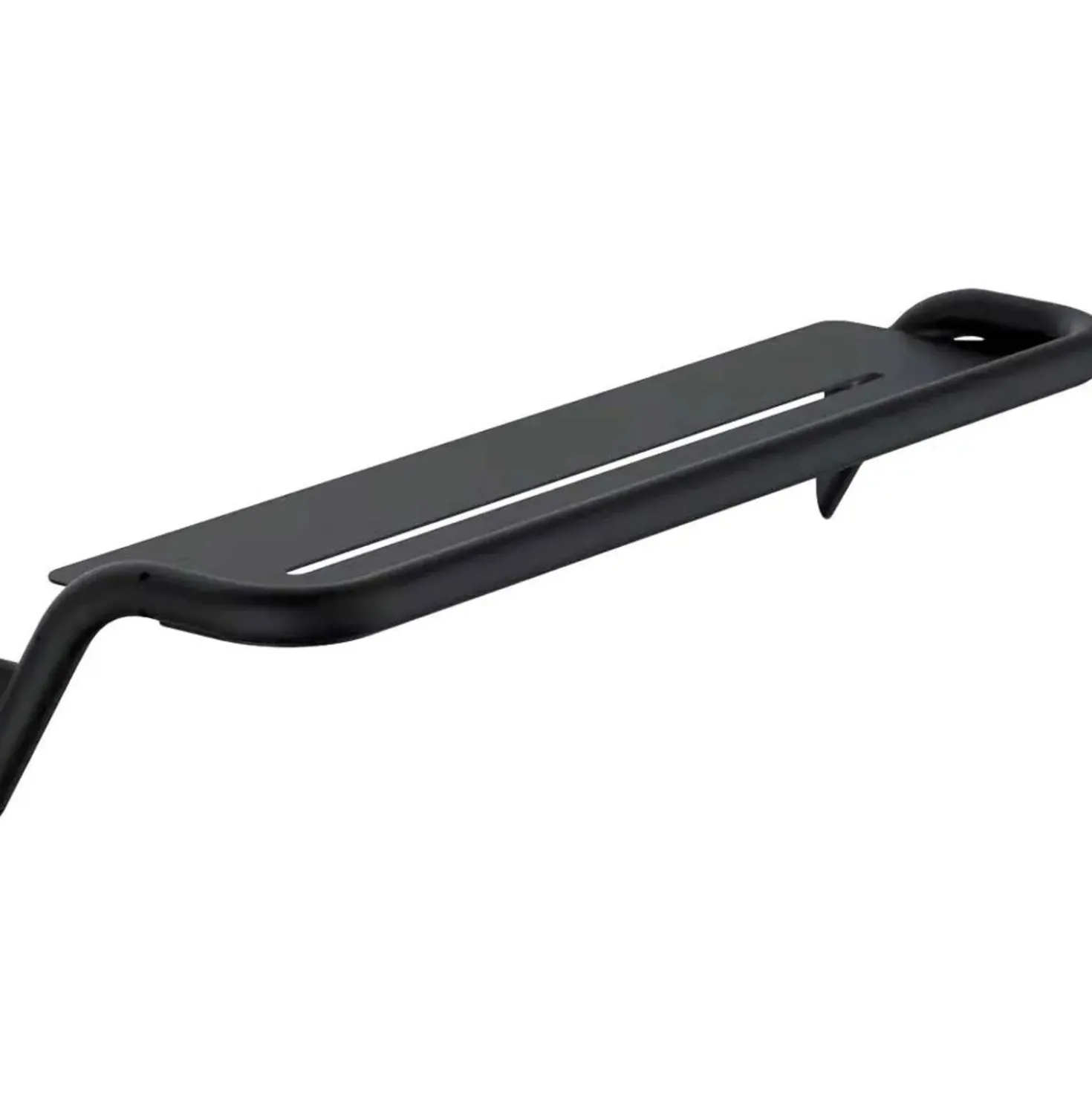 Mensola bagno a parete Idrostile 436x89 mm nero