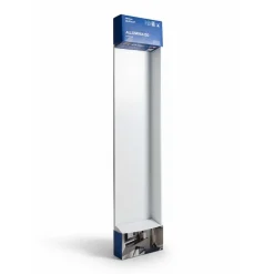 Mensola bagno Alluminia Format 60x13 cm bianco